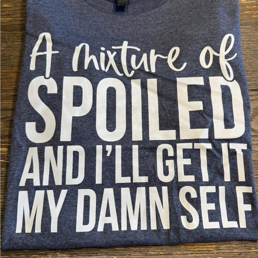 Graphic Tee with Bold Statement